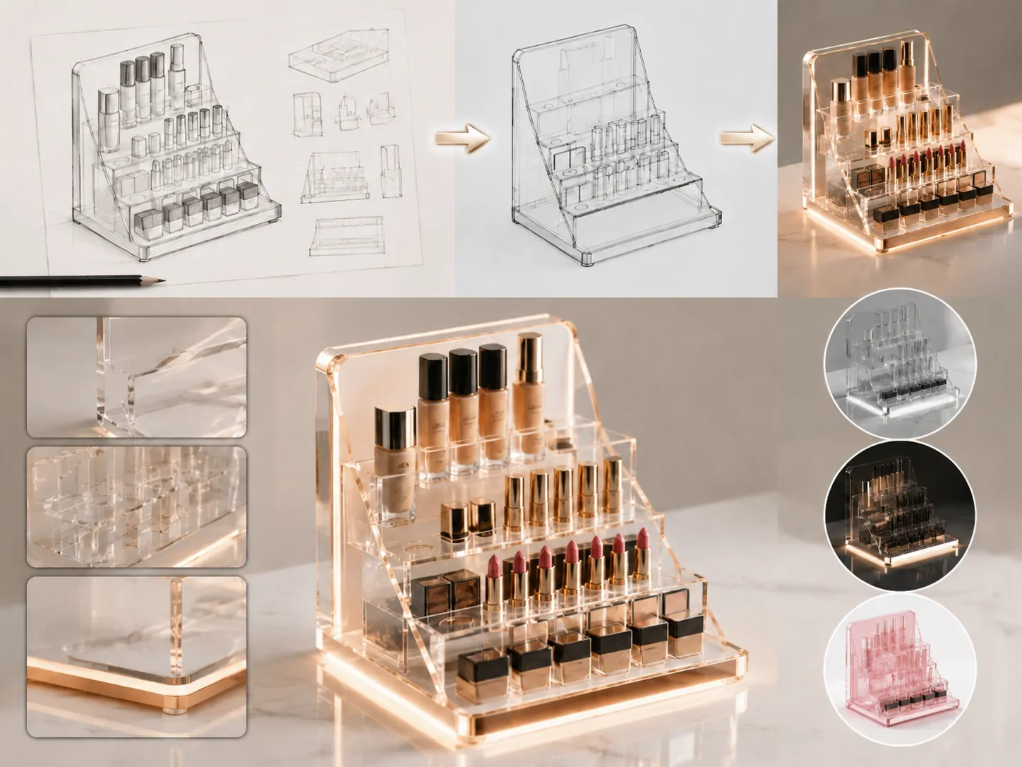 Your OEM Cosmetic Display Stand Manufacturer Partner