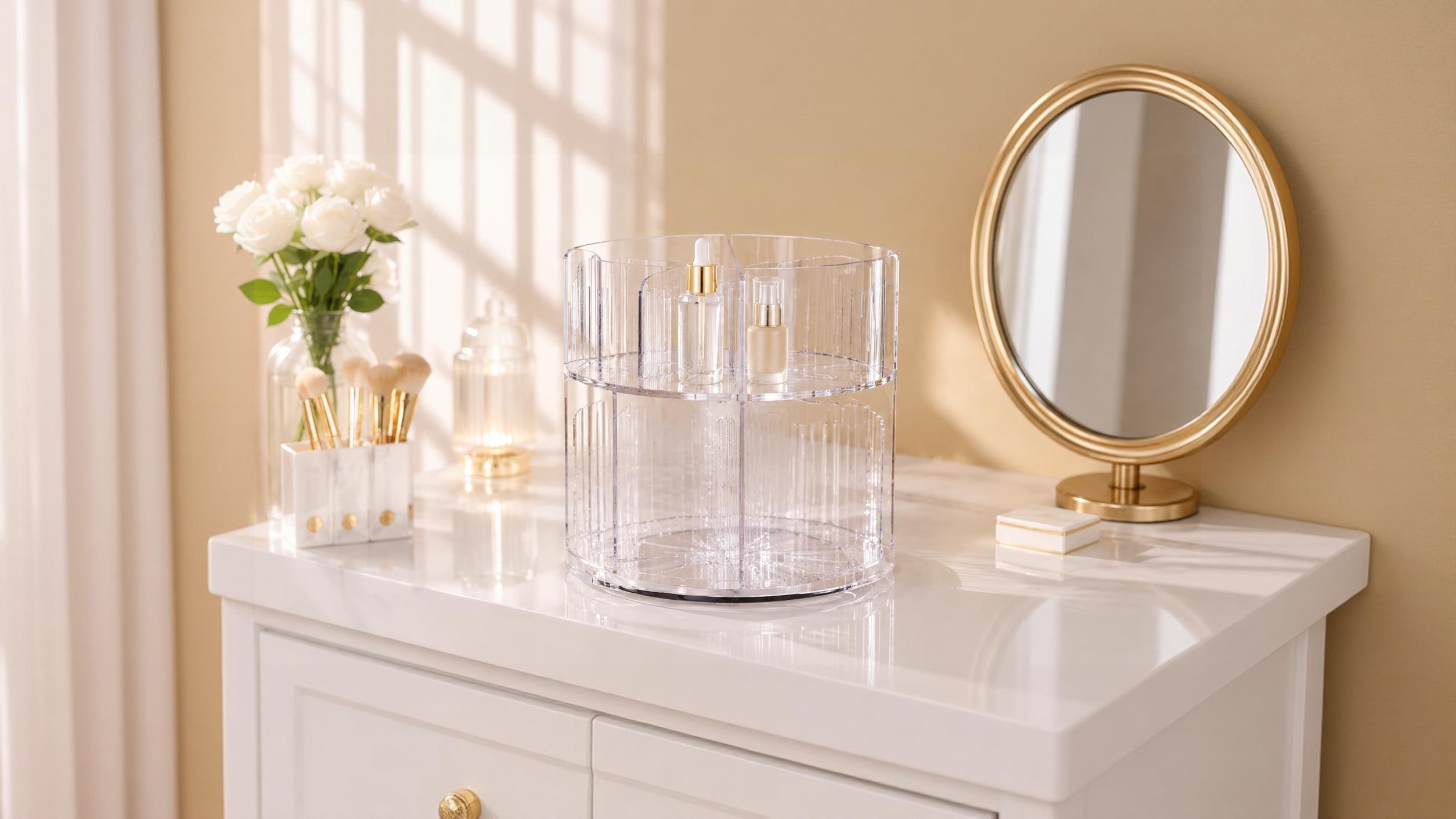 Korean Skincare Display Stand